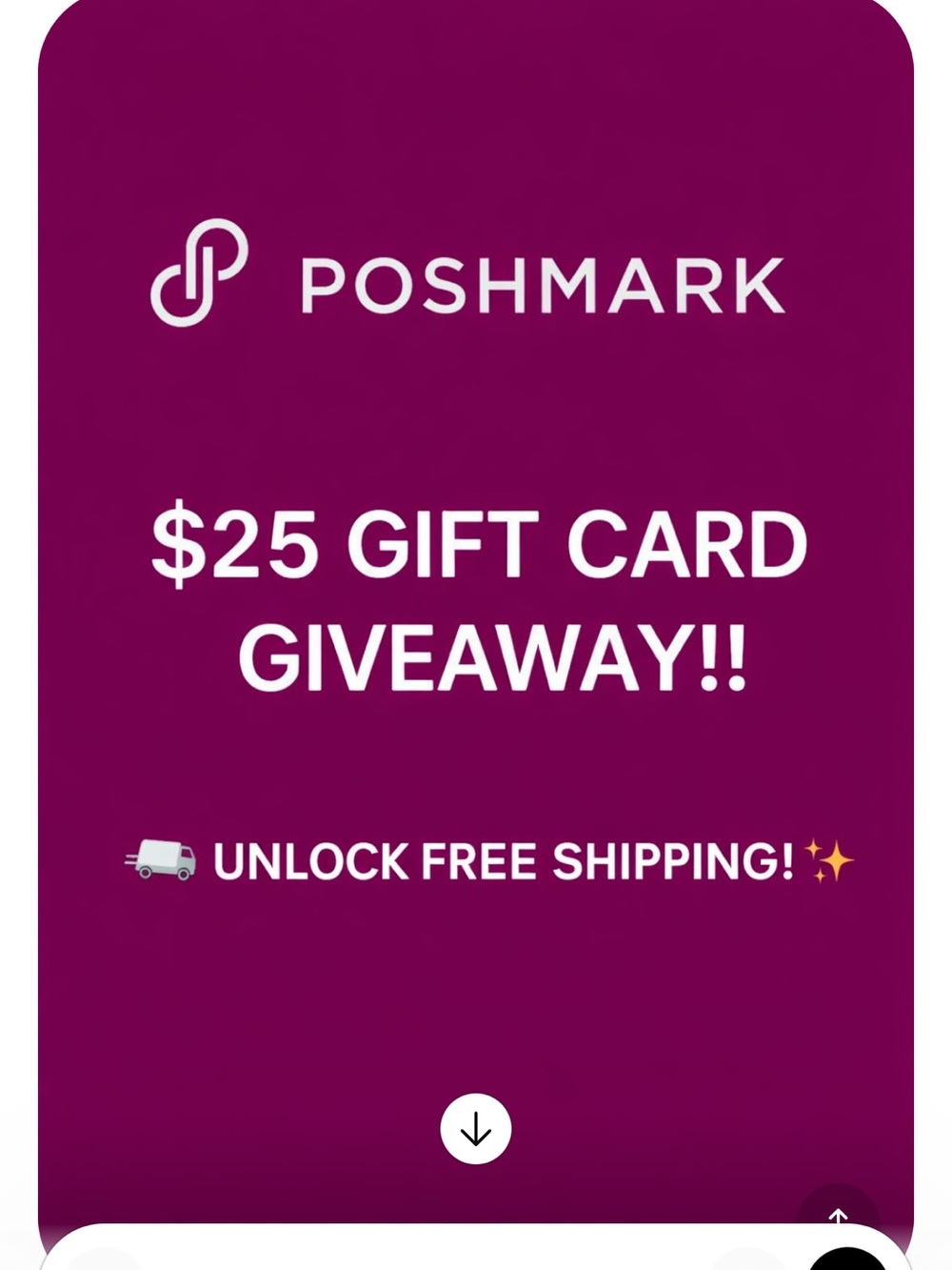 $25 GIVEAWAYCome  to the show and win free shipping